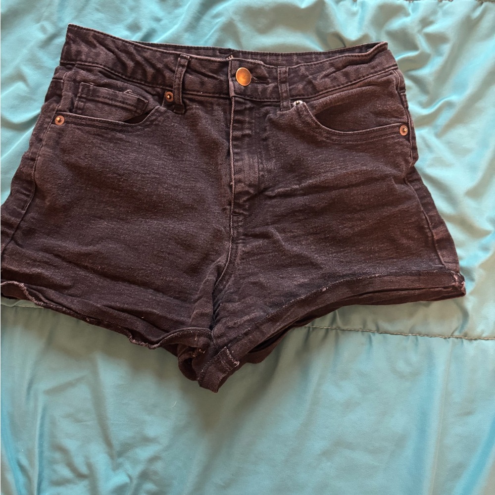 Forever 21 Black Jean Shorts